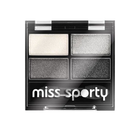 Miss Sporty Studio Colour Quattro Eye Shadow poczwórne cienie do powiek 404 Real Smoky/Smoky Black 5g