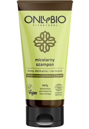 OnlyBio Fitosterol szampon micelarny do włosów delikatnych i normalnych 200ml