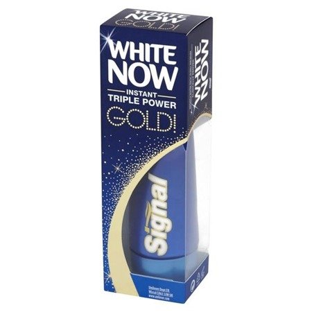 Signal White Now wybielająca pasta do zębów Gold 50ml
