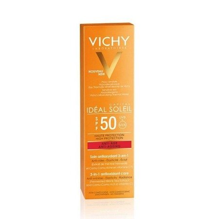 Vichy Ideal Soleil SPF 50 krem przeciwstarzeniowy do twarzy 50 ml