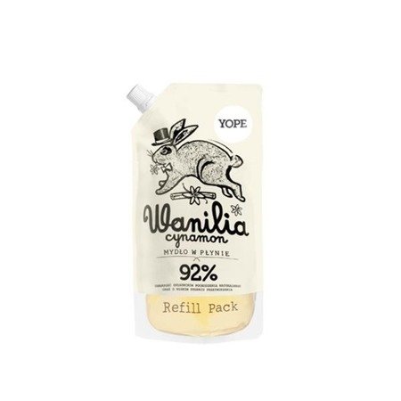 Yope Moisturising Liquid Soap Refill Pack nawilżające mydło w płynie wkład Vanilla & Cinnamon 500ml