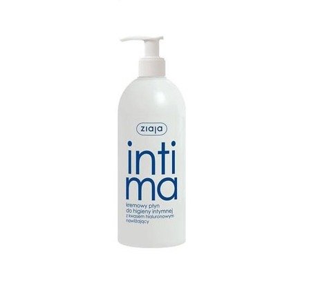 Ziaja Intima płyn kremowy do higieny intymnej z kwasem hialuronowym nawilżający 500ml